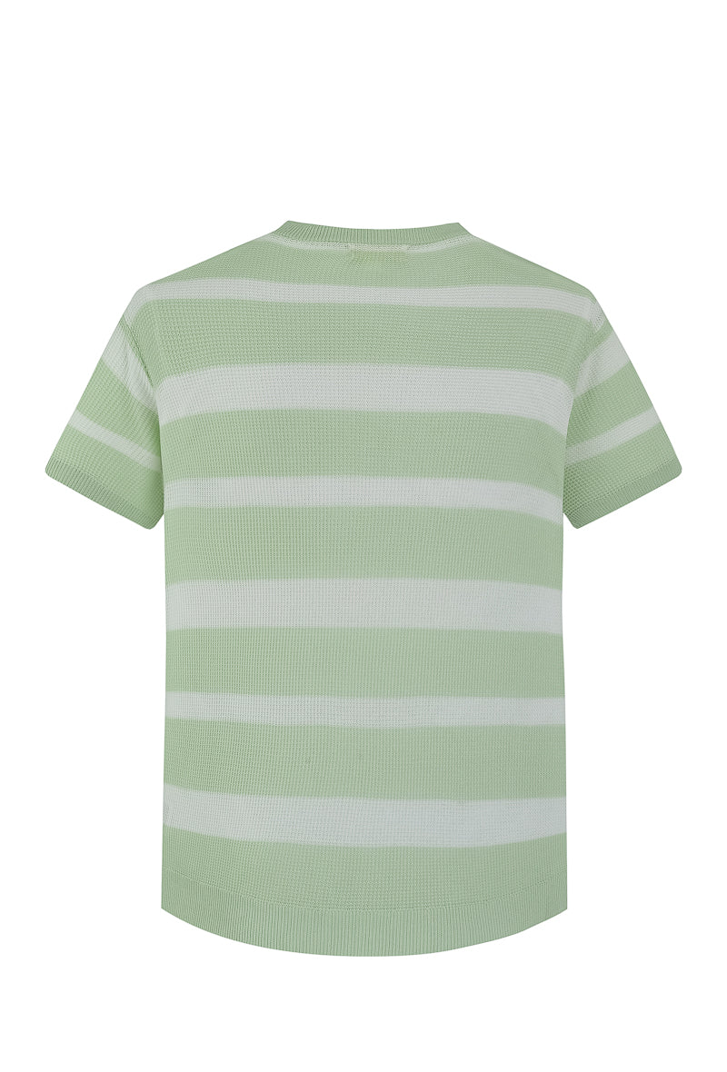 T-shirt en maille rayé manches courtes - Image 7