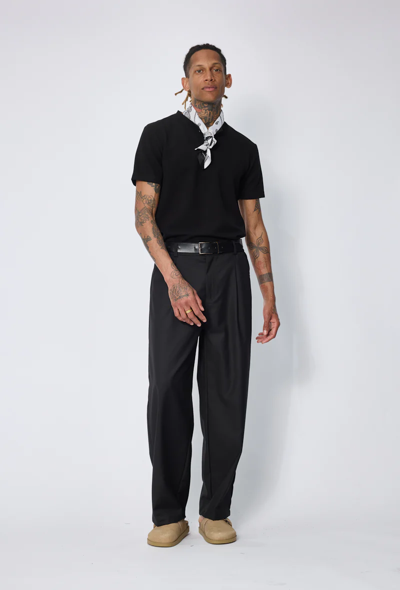 T-shirt henley col tunisien - Image 5