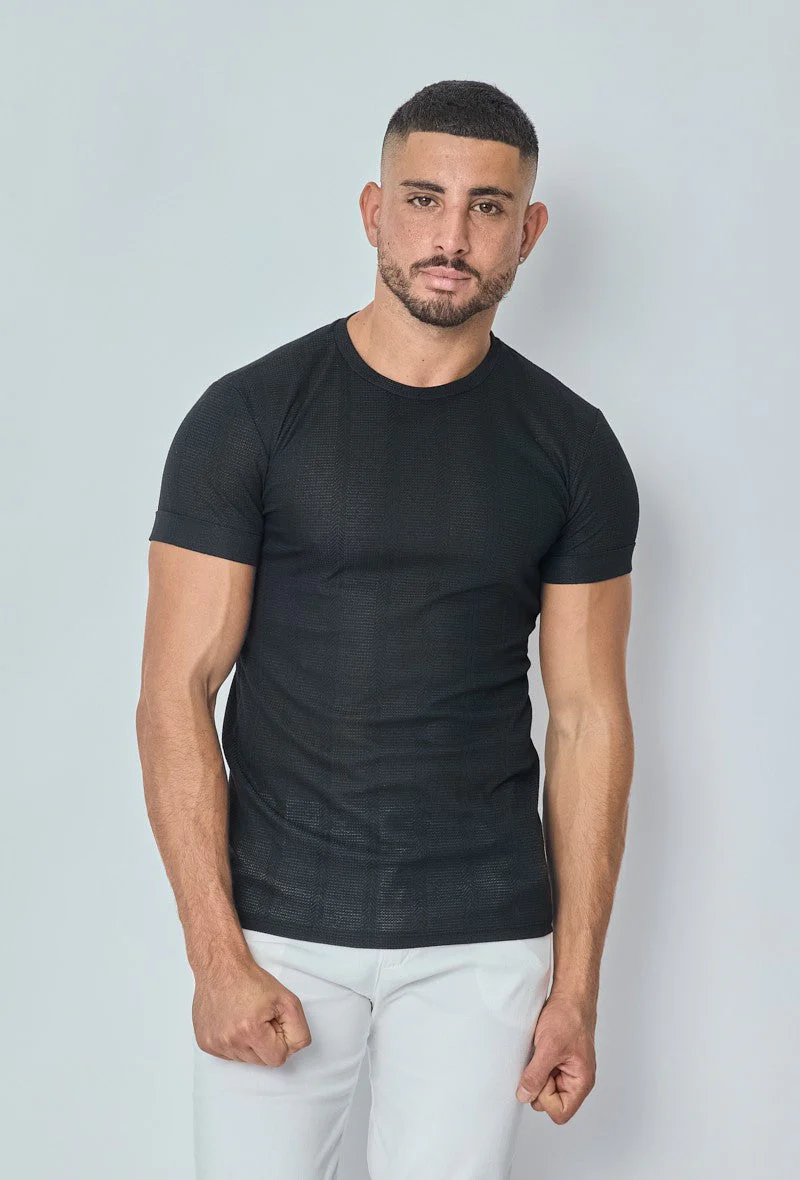 T-shirt léger à manches retroussés