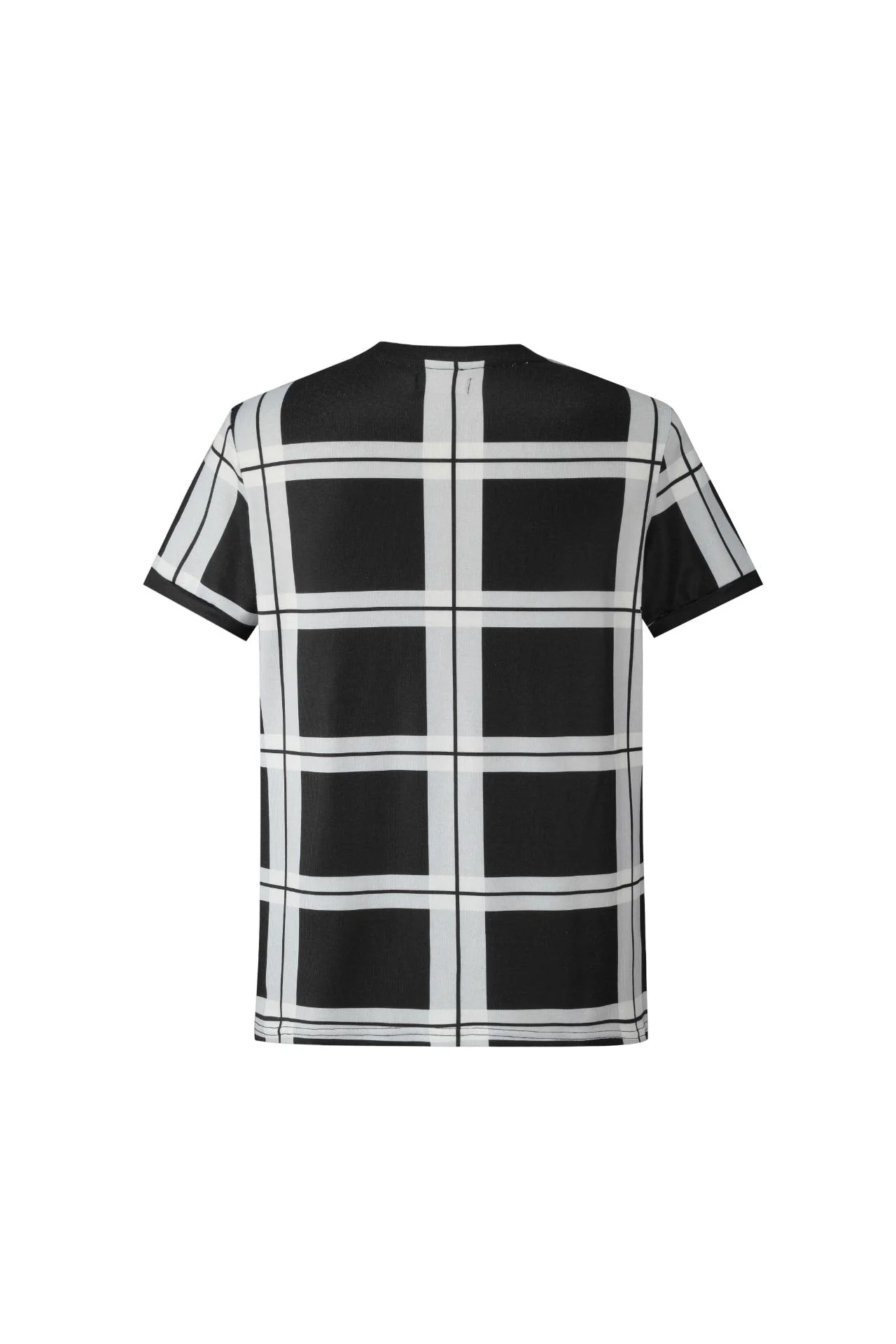 T-shirt maille à carreaux - Image 4