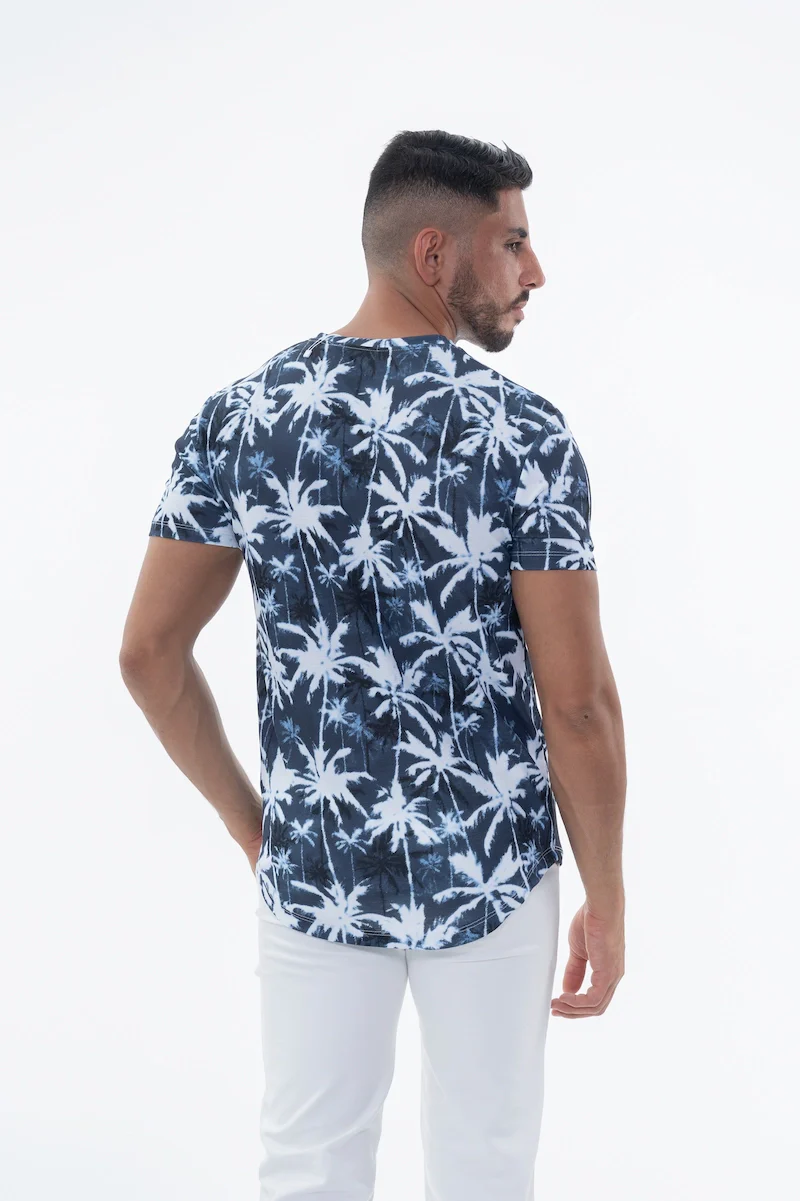 T-shirt manches courtes à motifs palmiers - Image 5