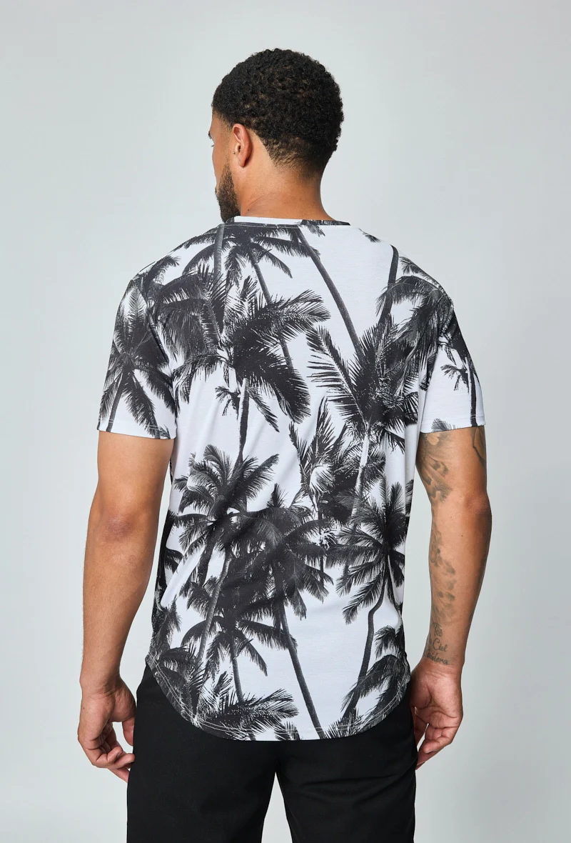 T-shirt manches courtes à motifs palmiers - Image 5