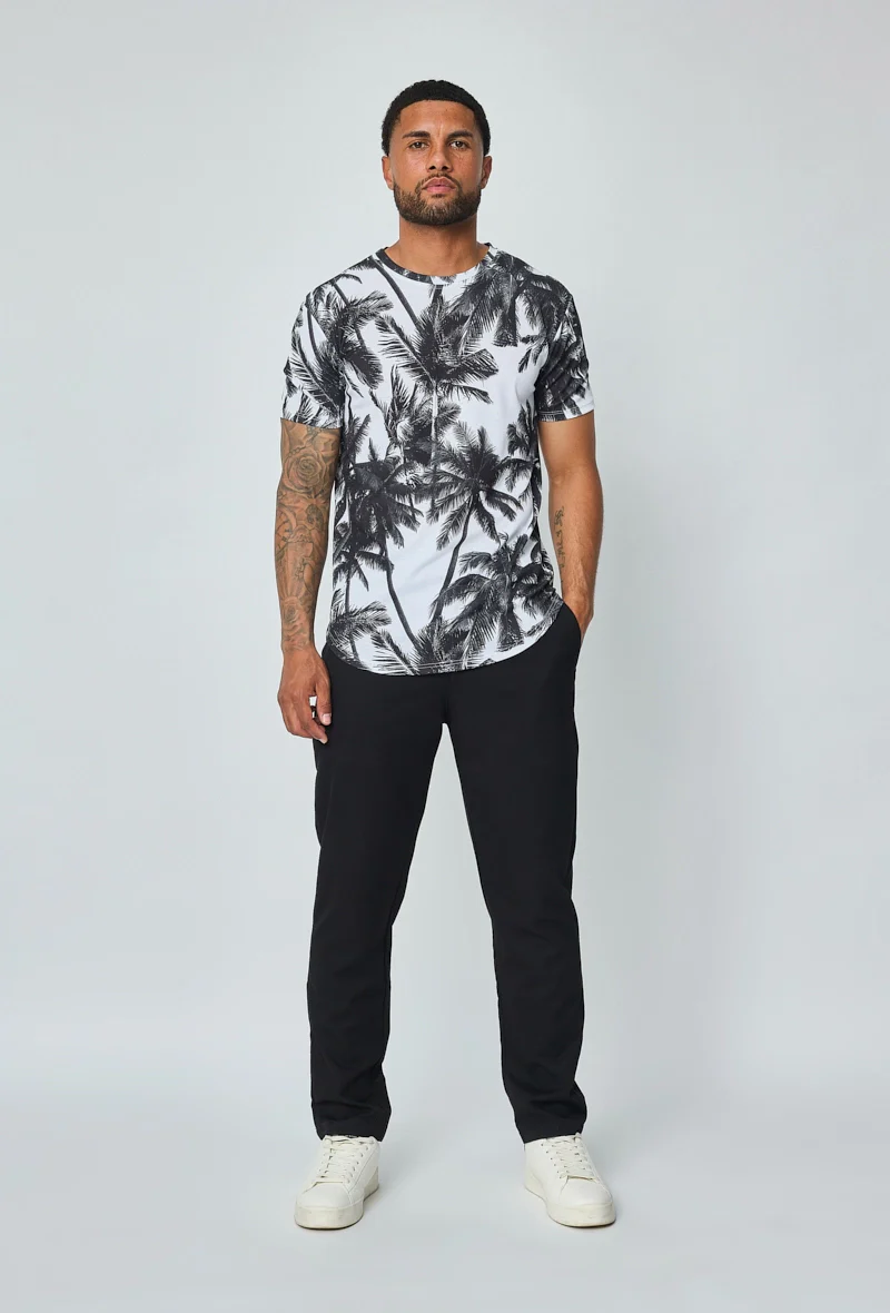 T-shirt manches courtes à motifs palmiers - Image 6