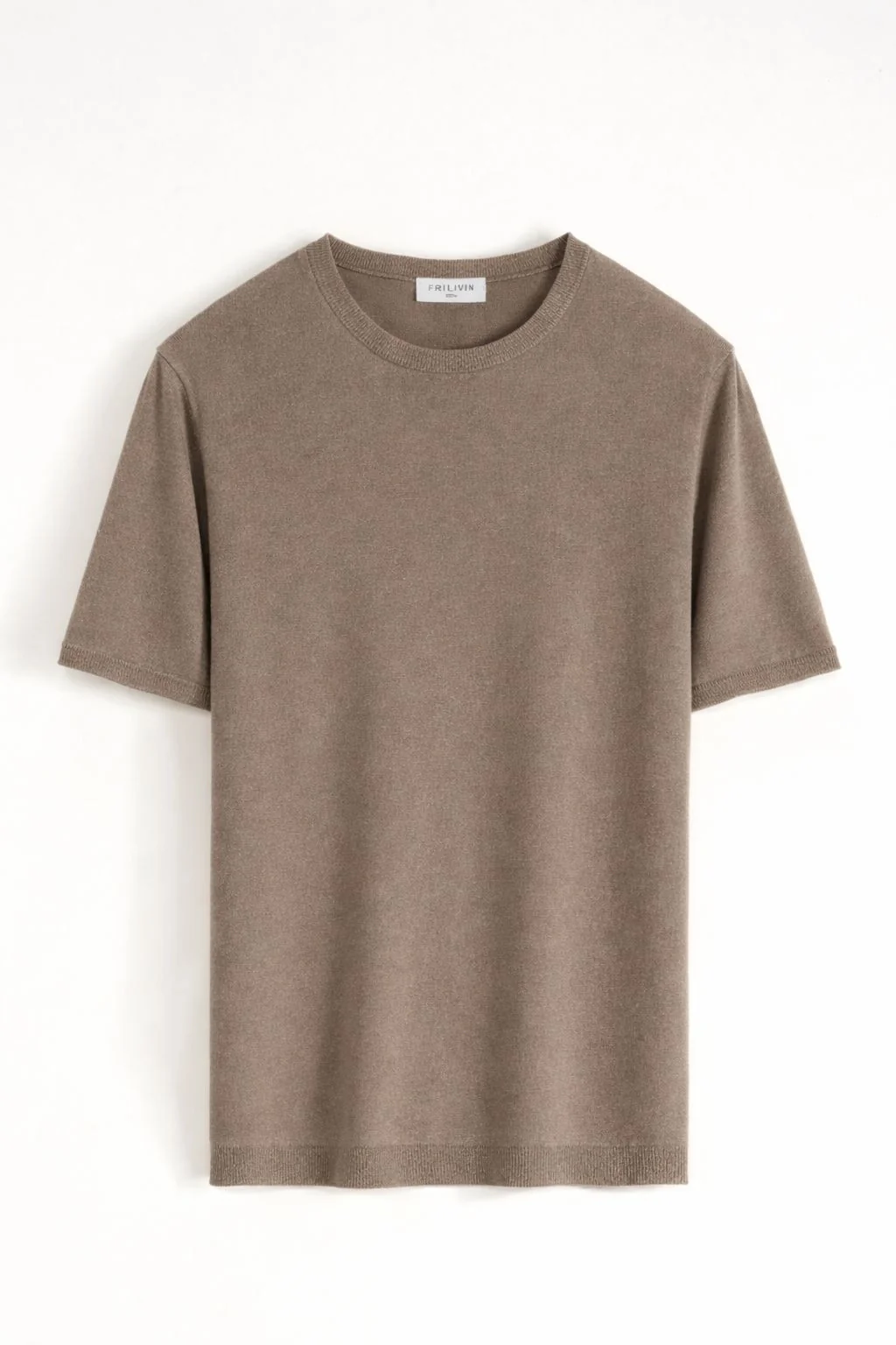 T-shirt manches courtes uni en maille - Image 27