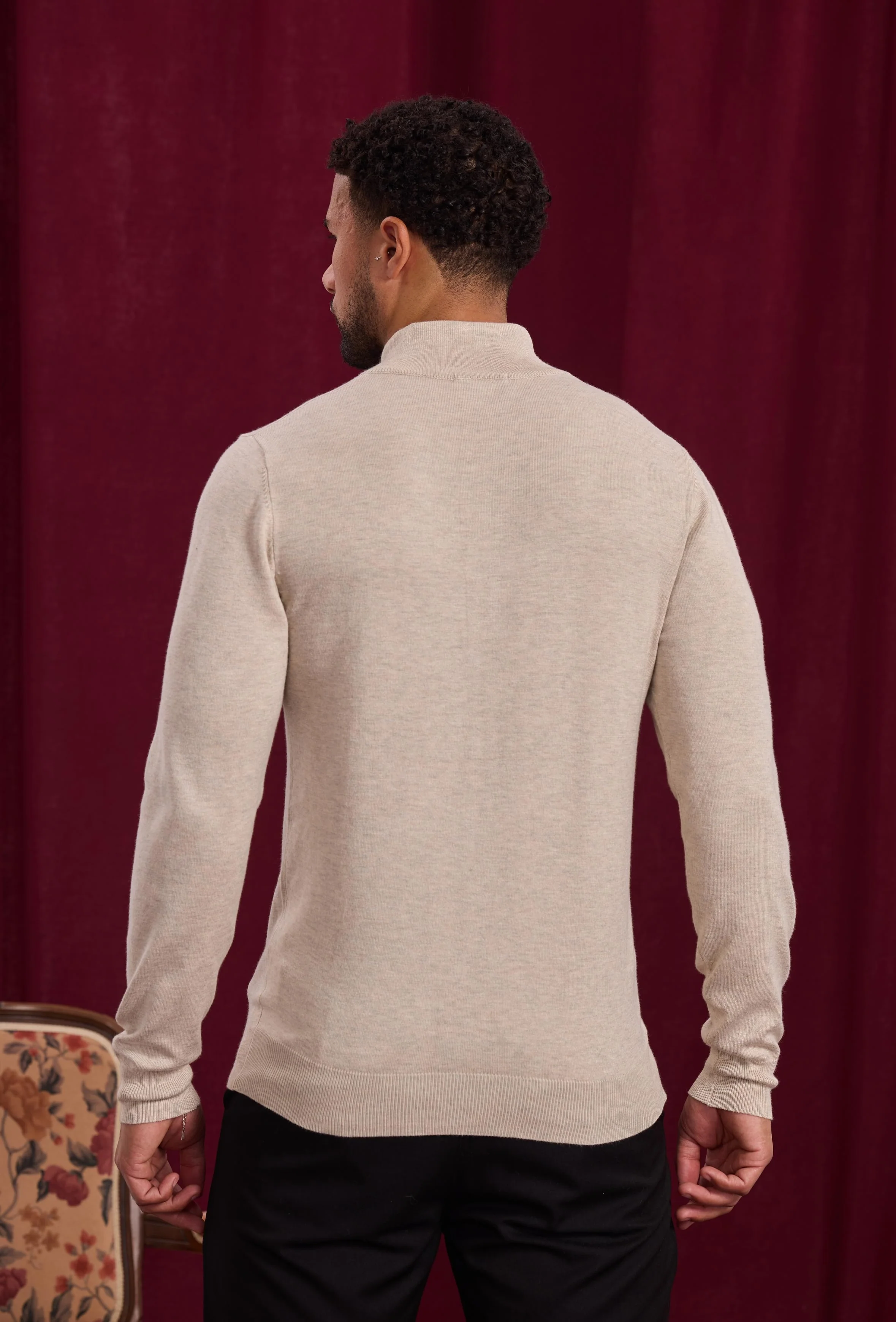 Pull col montant à zip - Image 7