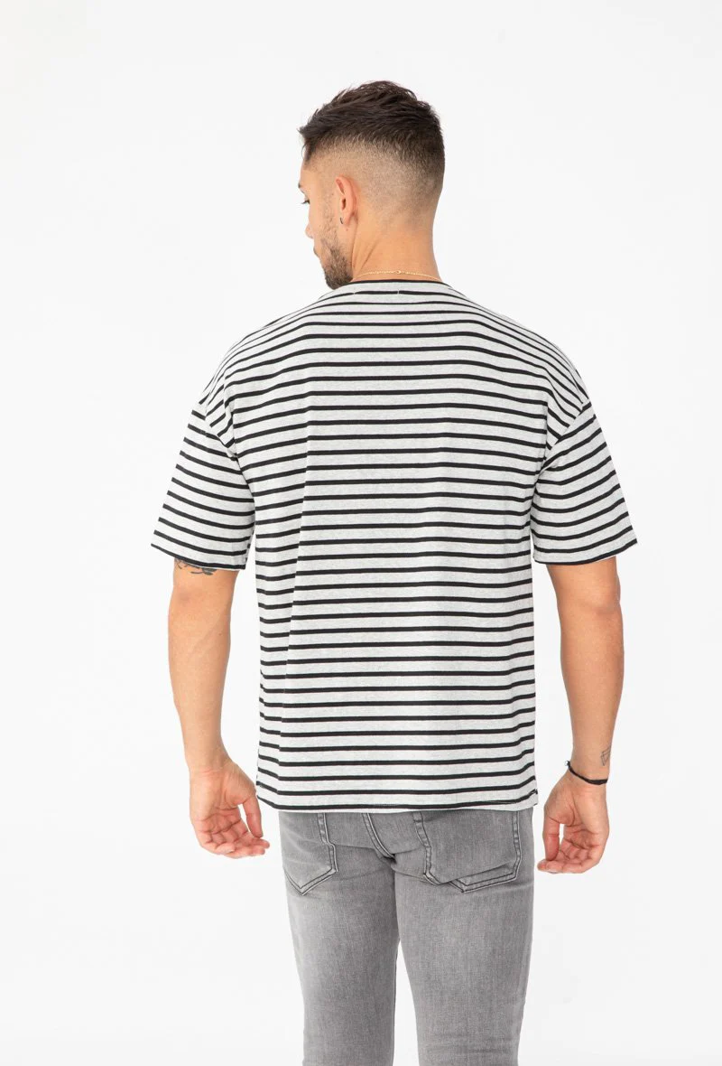 T-shirt oversize à rayure - Image 11