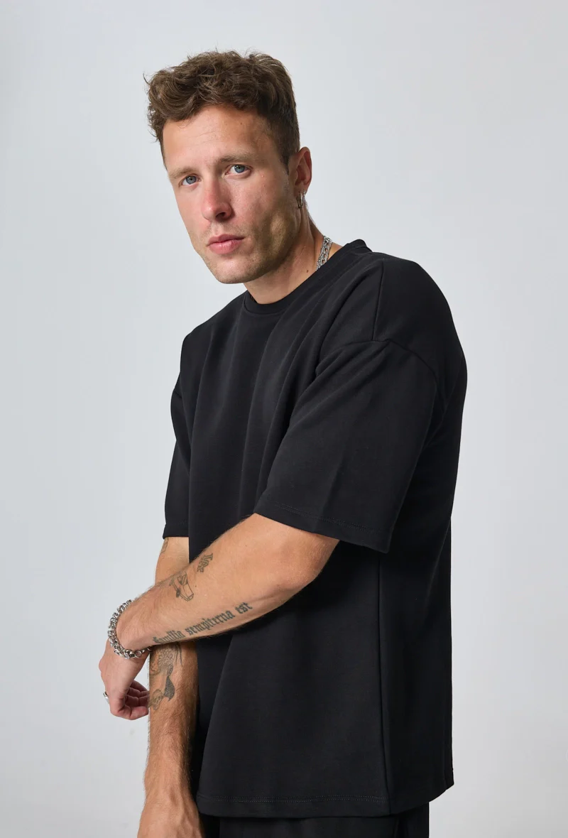 T-shirt oversized basic uni basique - Image 10