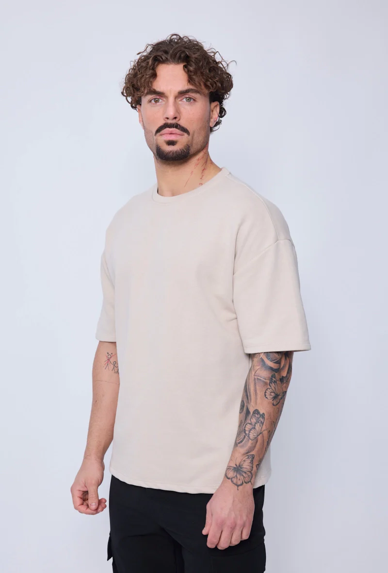 T-shirt oversized basic uni basique - Image 14