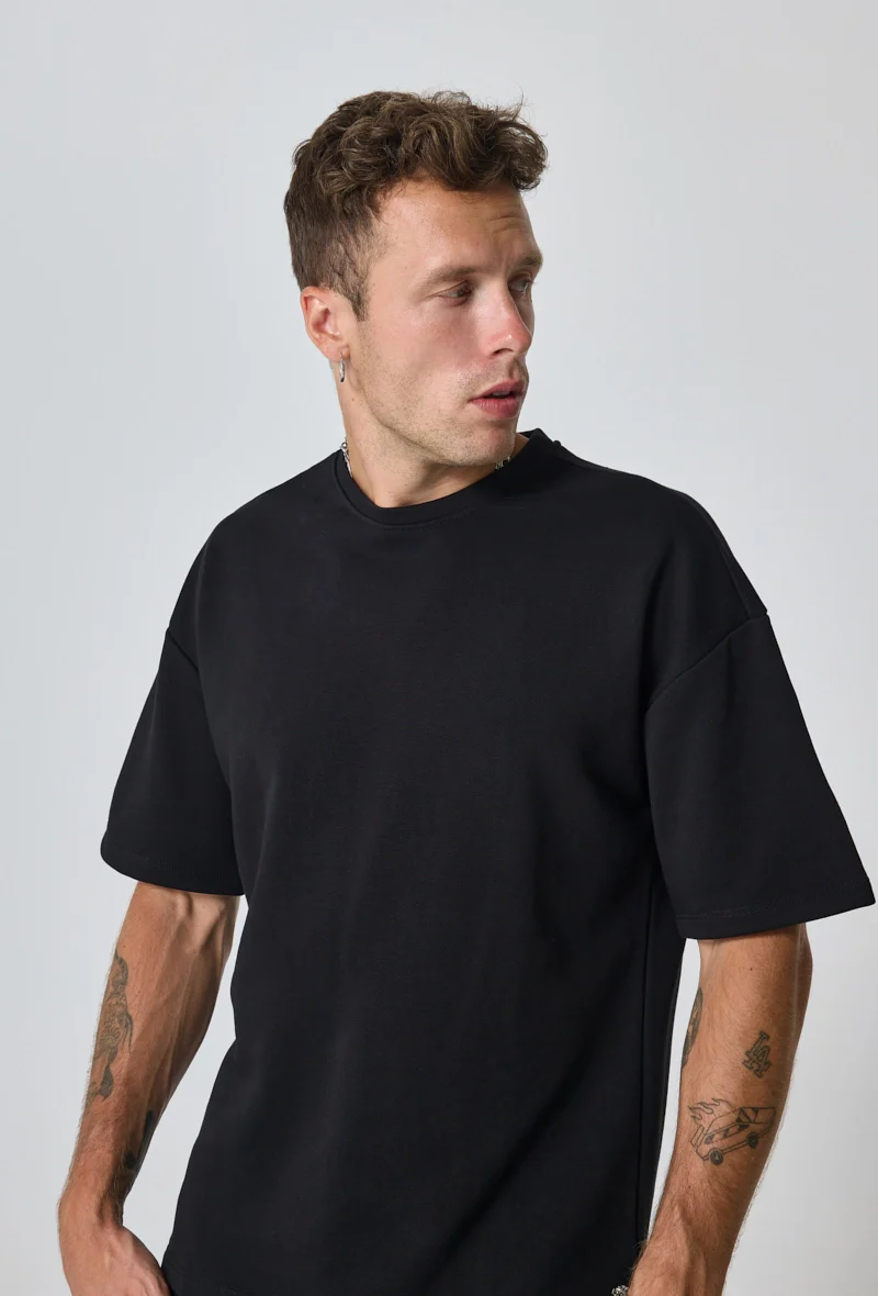 T-shirt oversized basic uni basique - Image 8