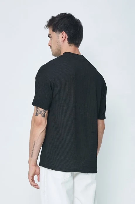 T-shirt plissé uni - Image 13