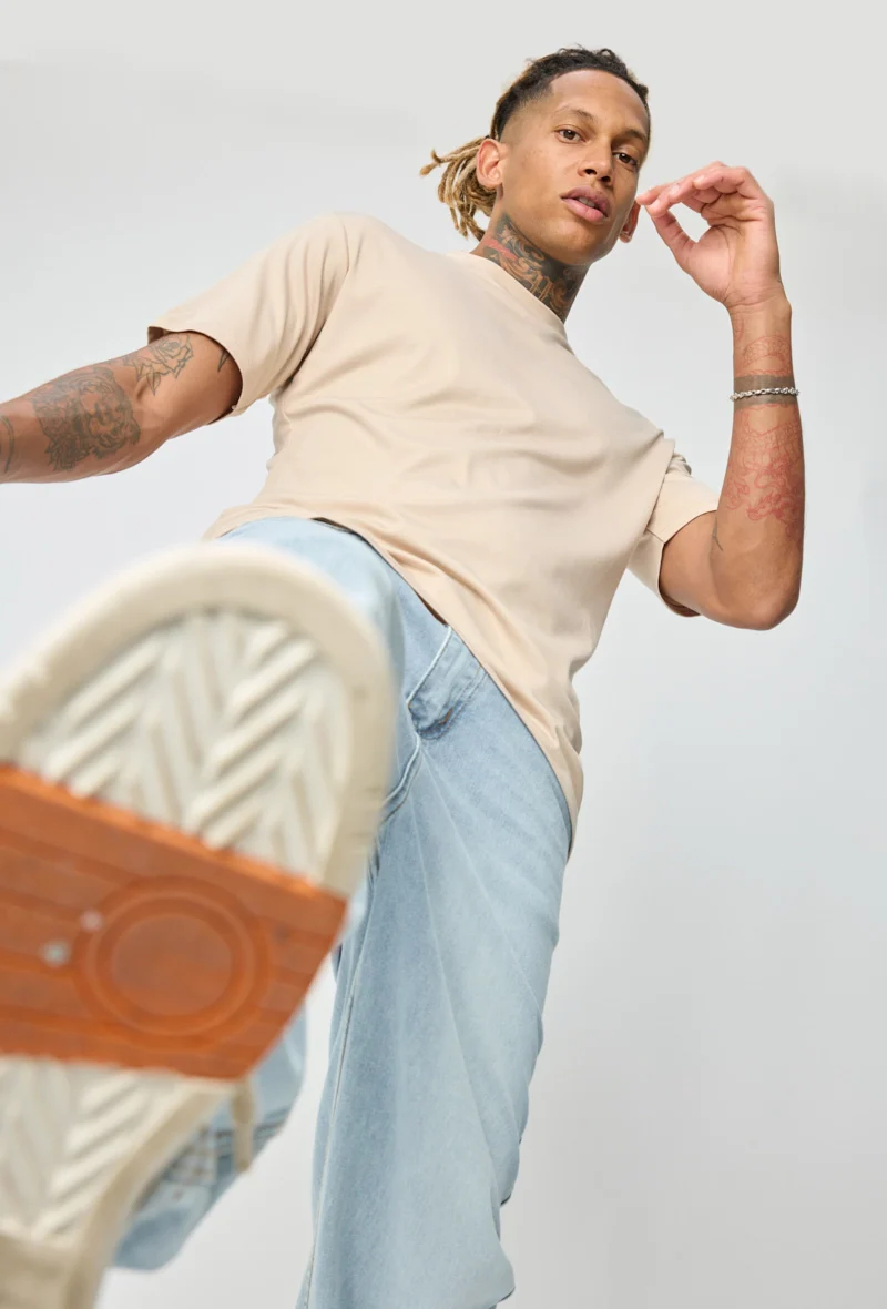T-shirt col rond oversize - Image 32