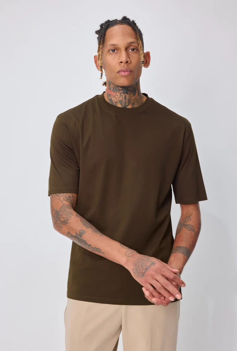 T-shirt col rond oversize - Image 48