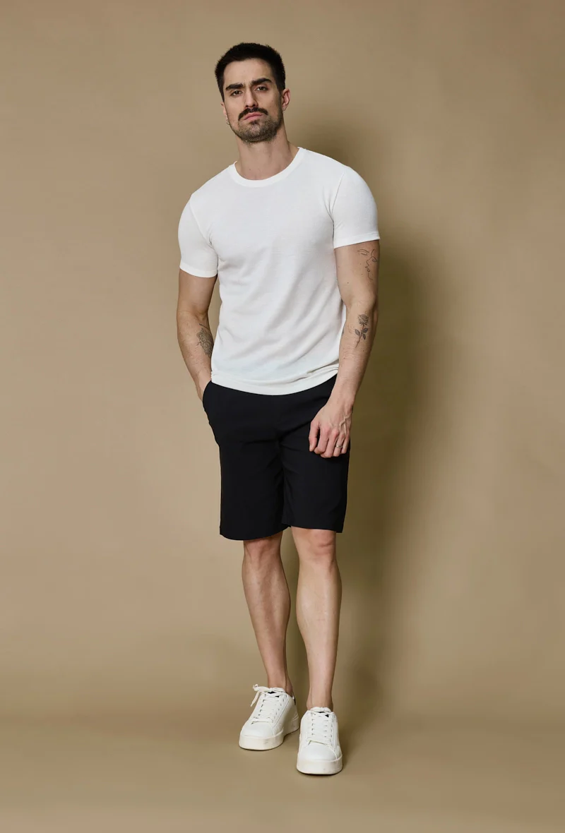 T-shirt uni en maille - Image 16
