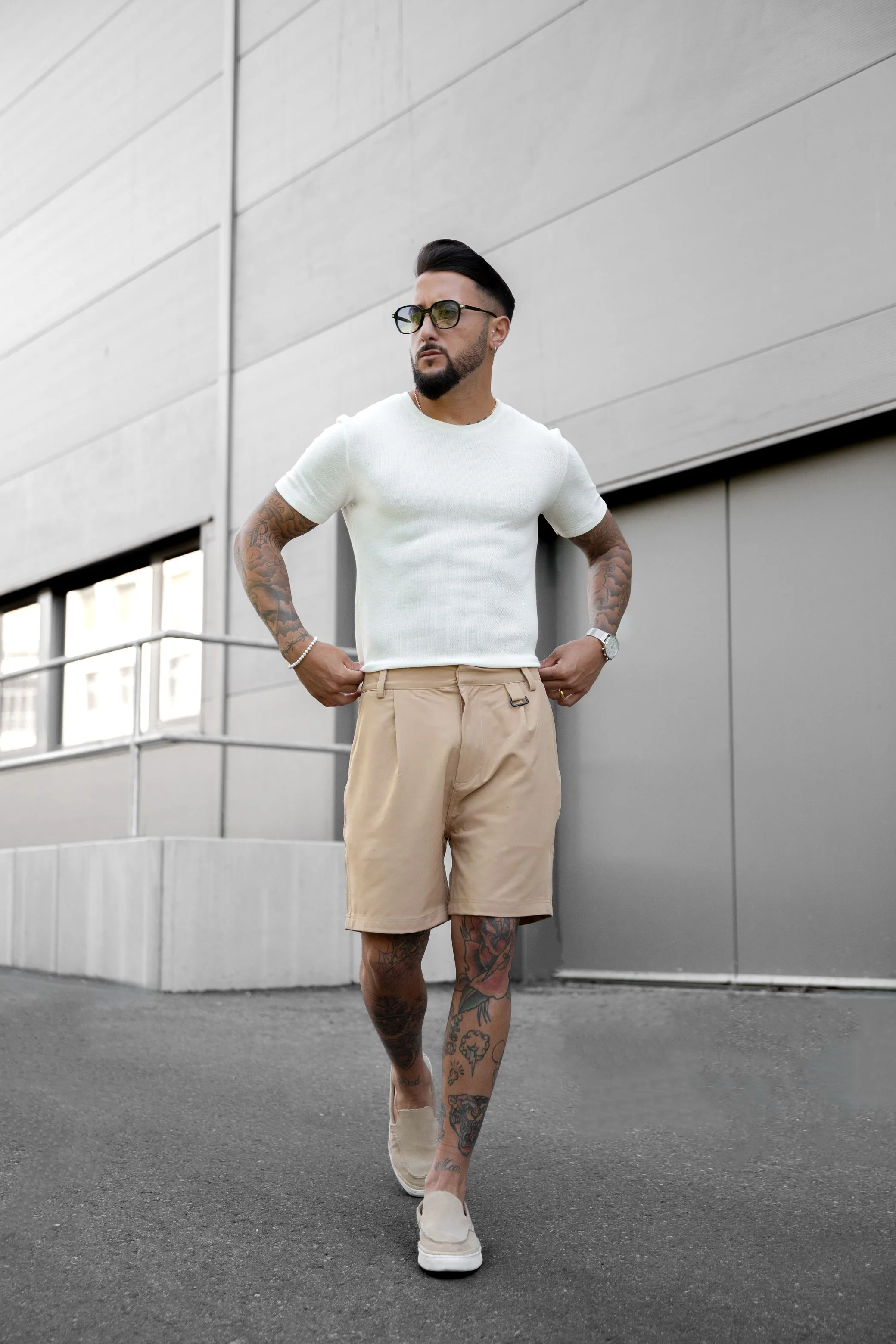 T-shirt uni en maille - Image 19