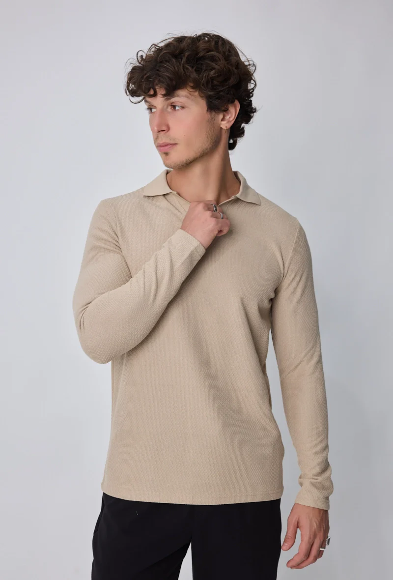 T-shirt uni manches longues