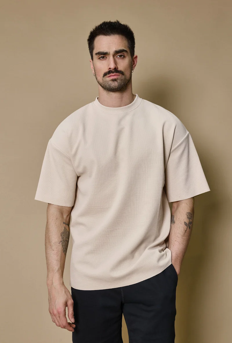 T-shirt uni oversize - Image 2