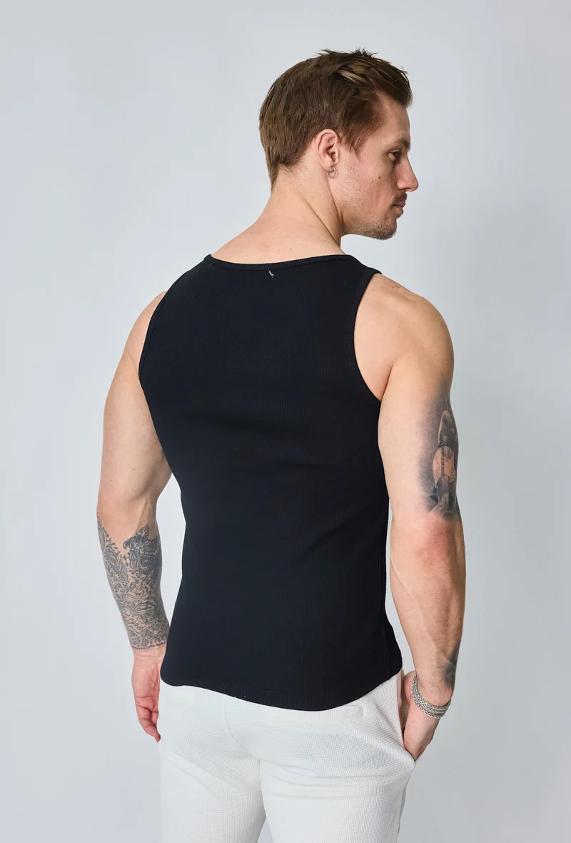 T-shirt uni sans manches - Image 6