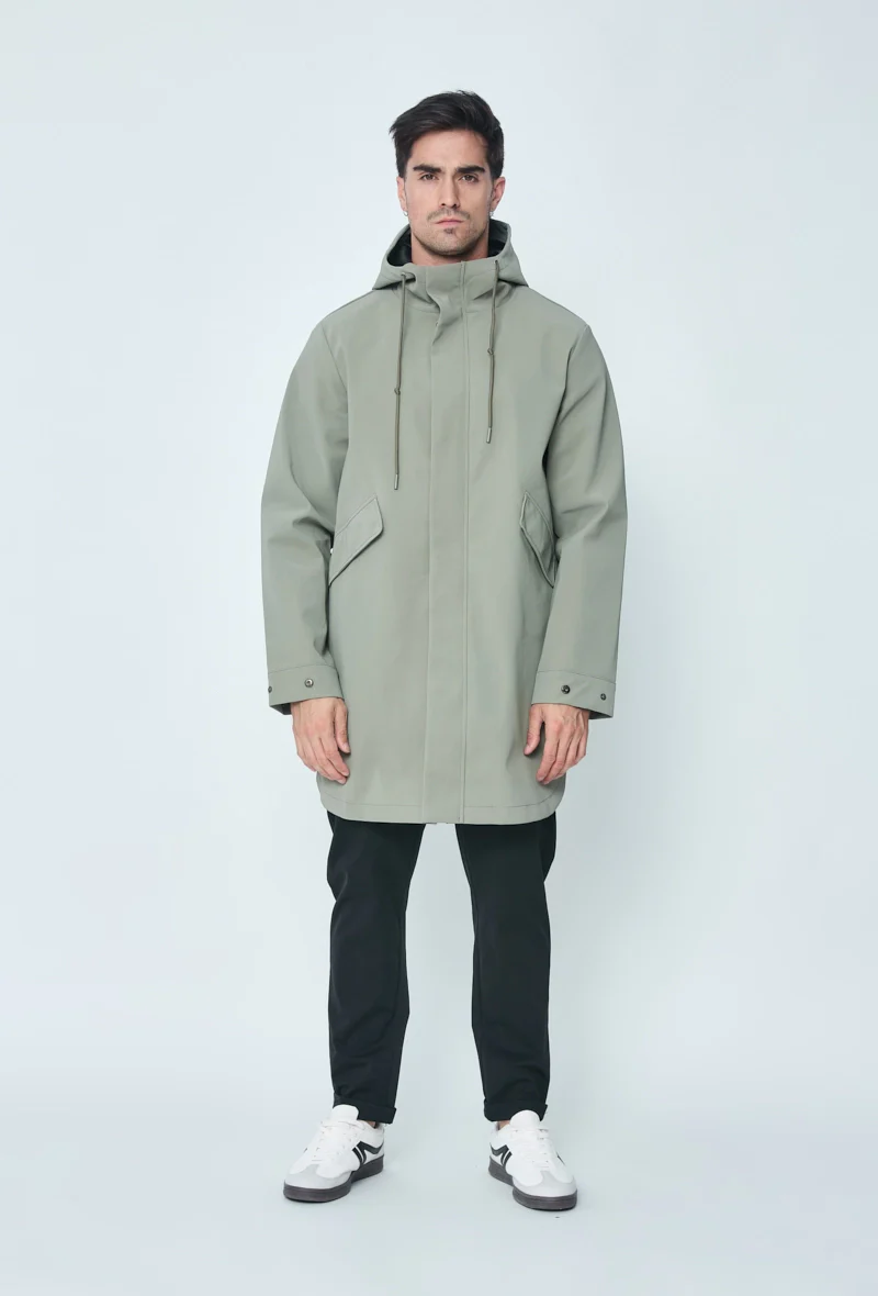 Trench mi long effet kway - Image 10