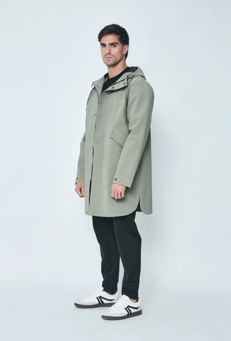 Trench mi long effet kway - Image 12