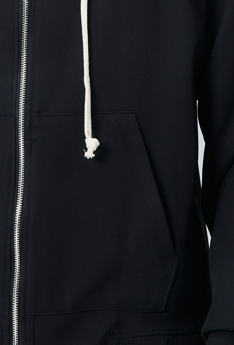 Veste à capuche sportwear toile - Image 4