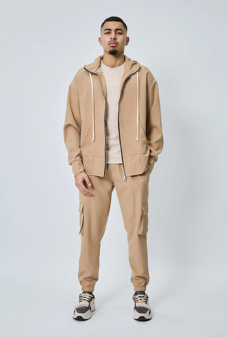 Veste à capuche sportwear toile - Image 7