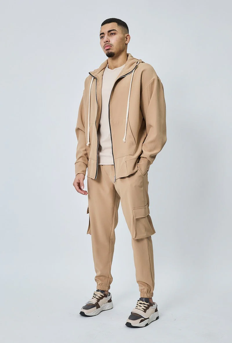 Veste à capuche sportwear toile - Image 8