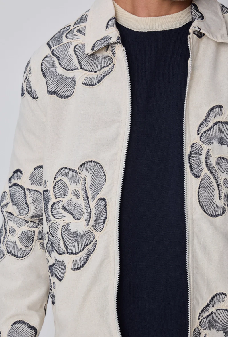 Veste à broderie florale - Image 3