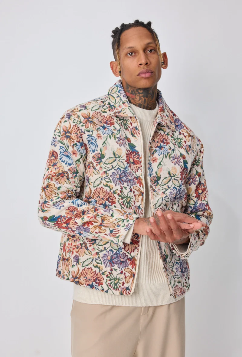 Veste à motif fleuri - Image 8