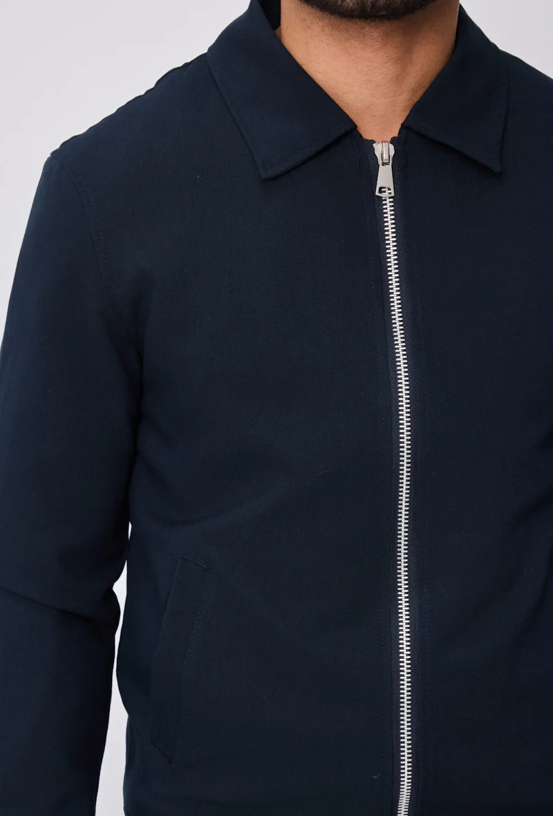 Veste à zip homme couleur uni - Image 11