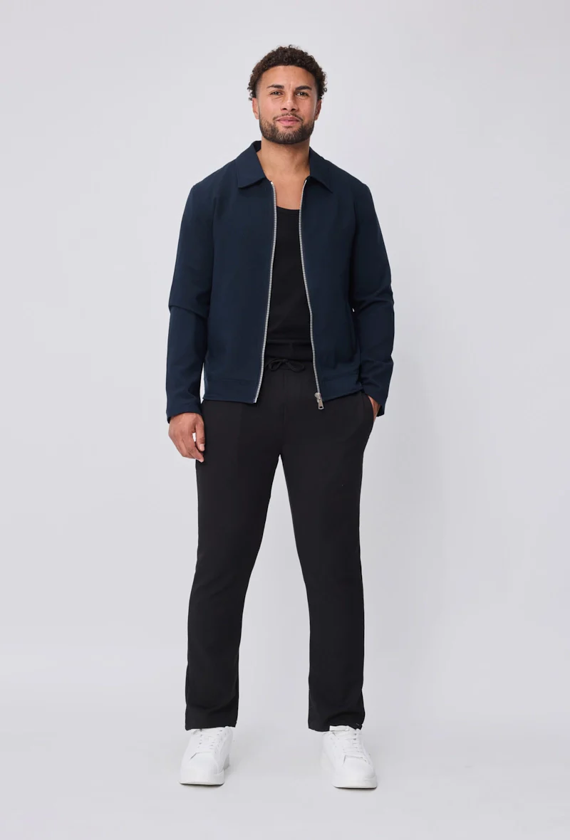 Veste à zip homme couleur uni - Image 12