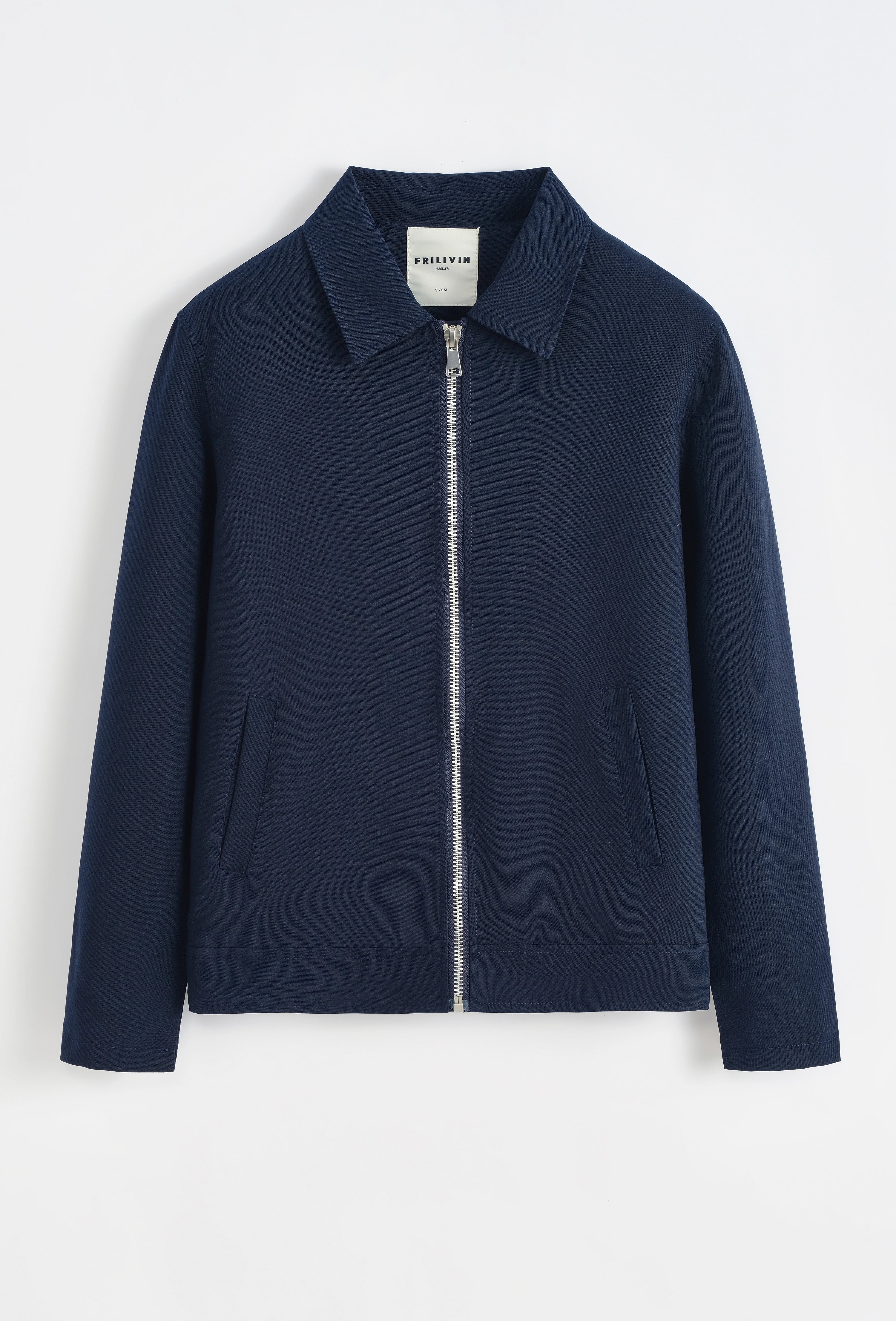 Veste à zip homme couleur uni - Image 13