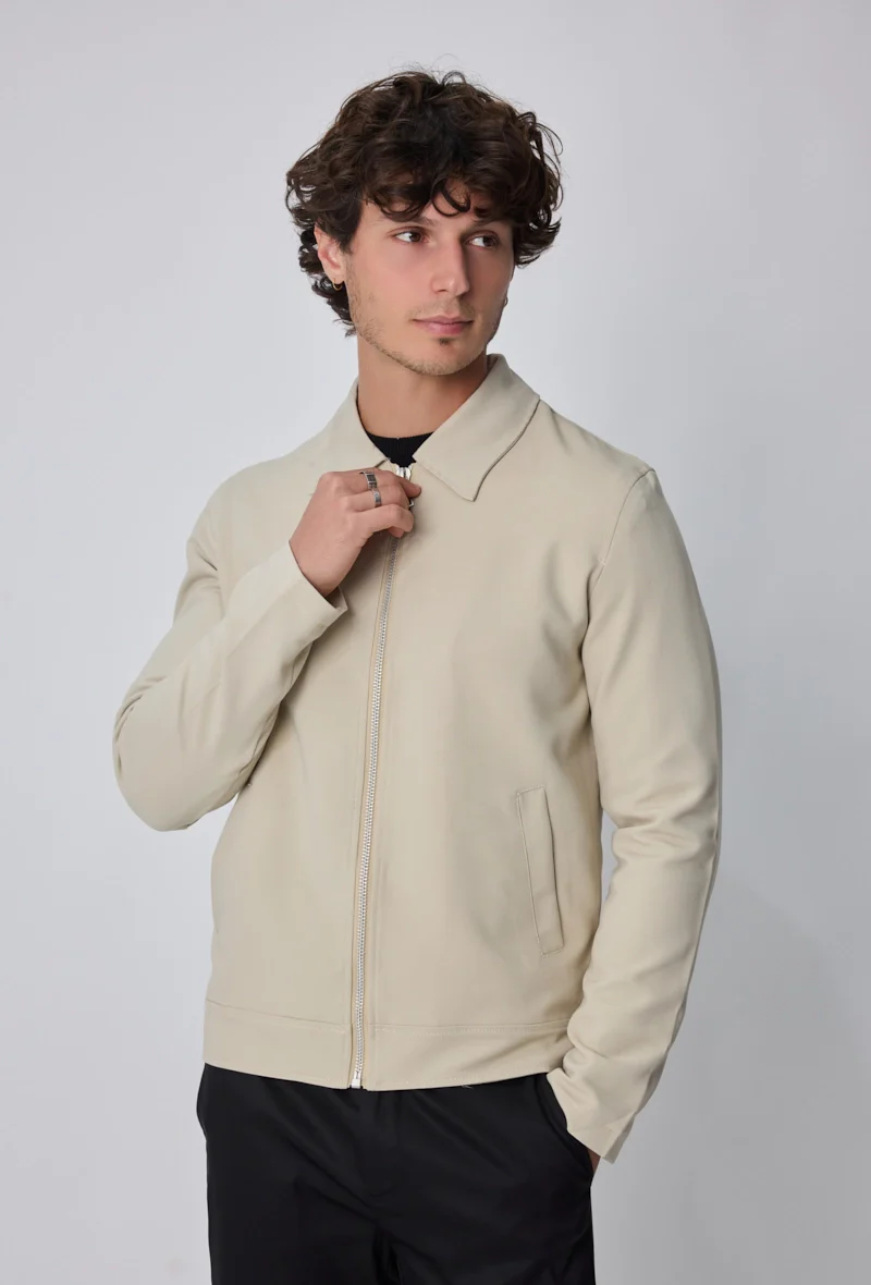 Veste à zip homme couleur uni - Image 18