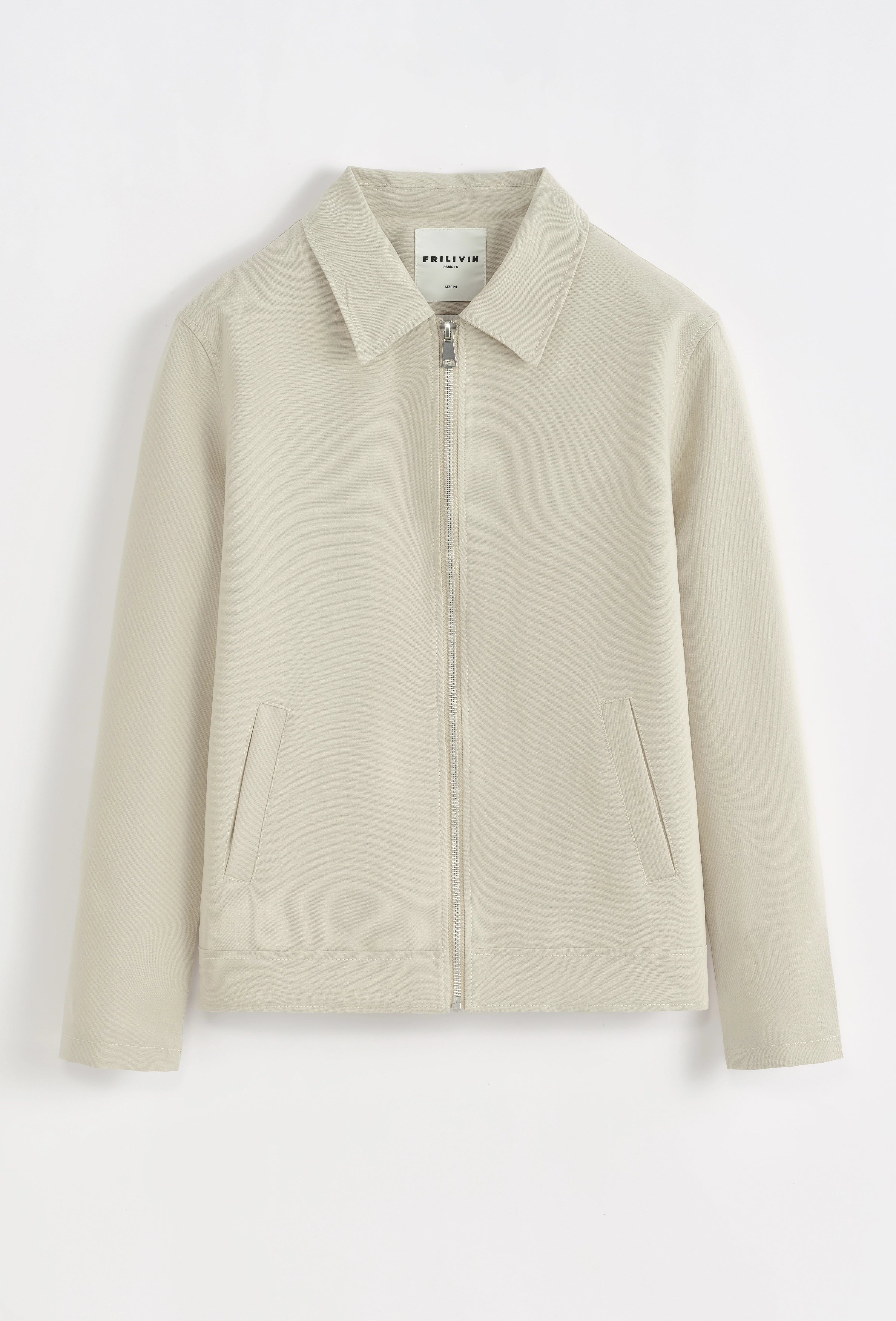 Veste à zip homme couleur uni - Image 22