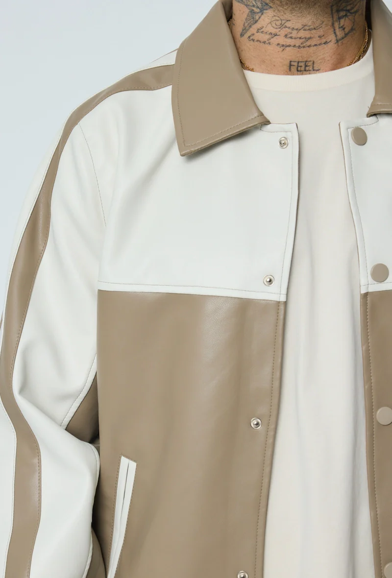 Veste bi-couleur courte - Image 13