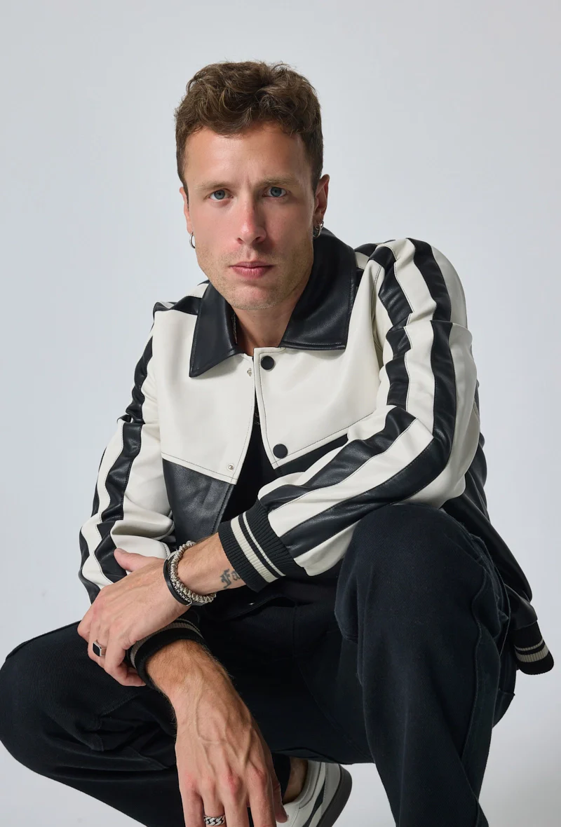 Veste bi-couleur courte - Image 4