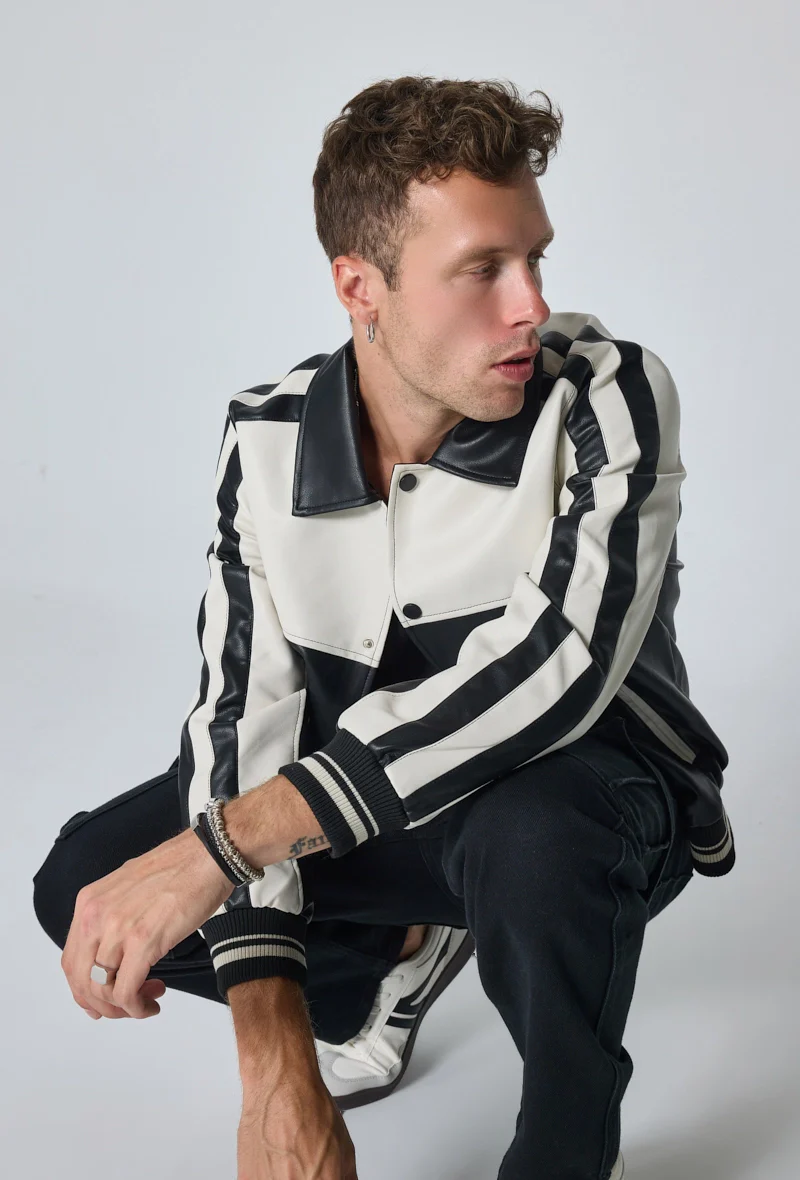 Veste bi-couleur courte - Image 6
