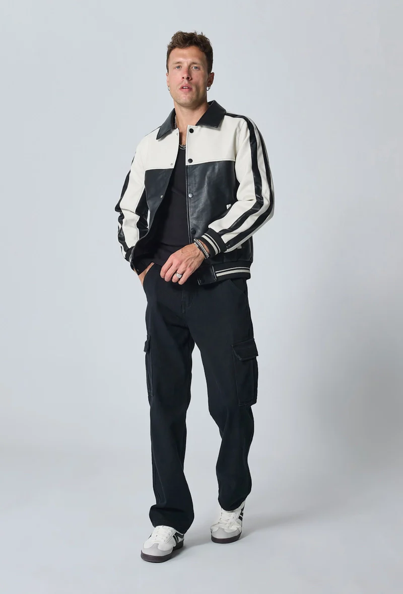 Veste bi-couleur courte - Image 7