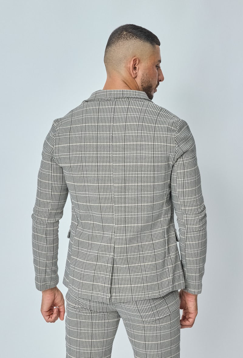Veste blazer stretch à uni - Image 8