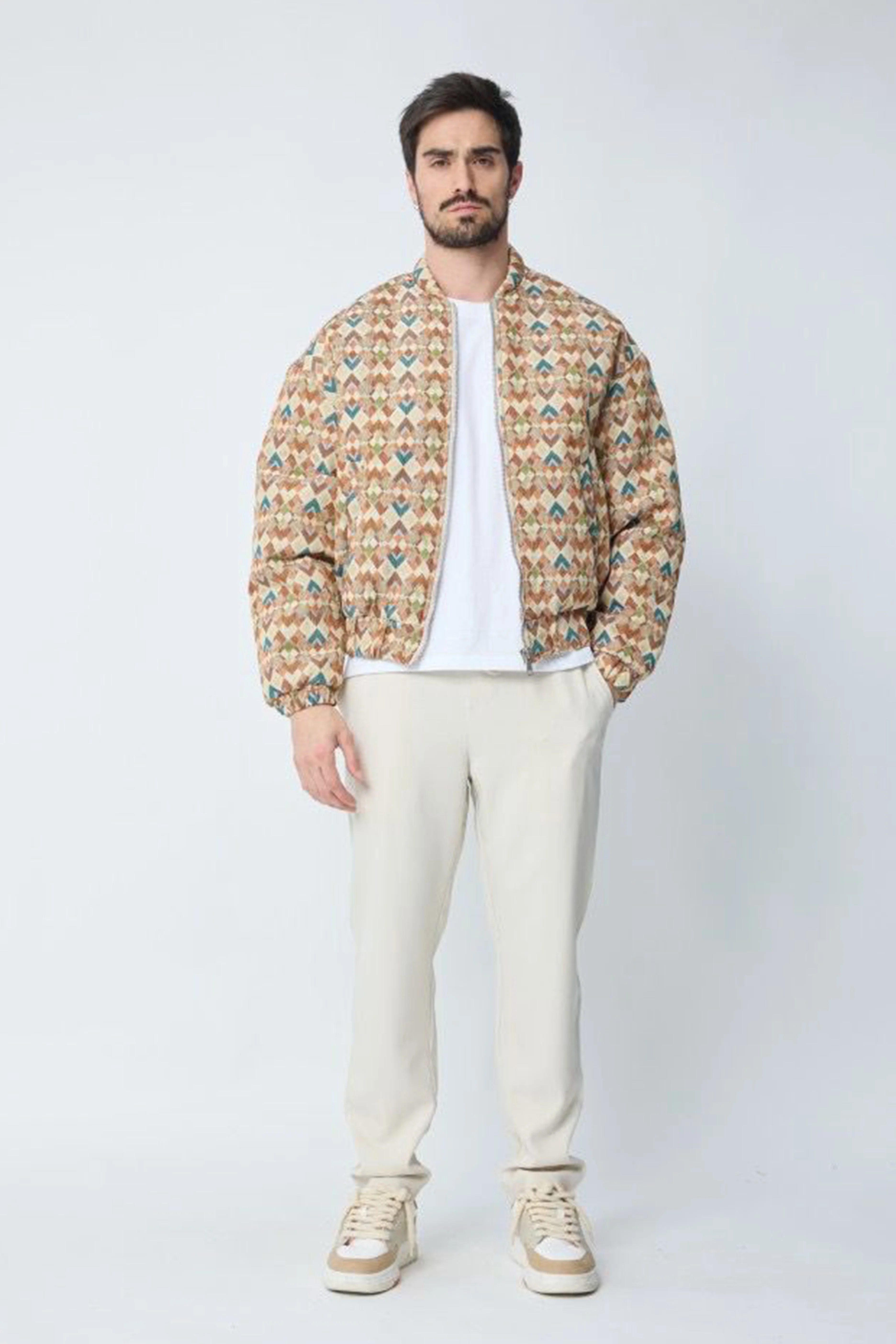 Veste bomber à motifs colorés - Image 3