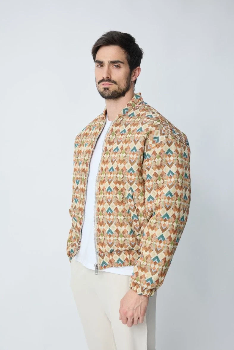 Veste bomber à motifs colorés - Image 5