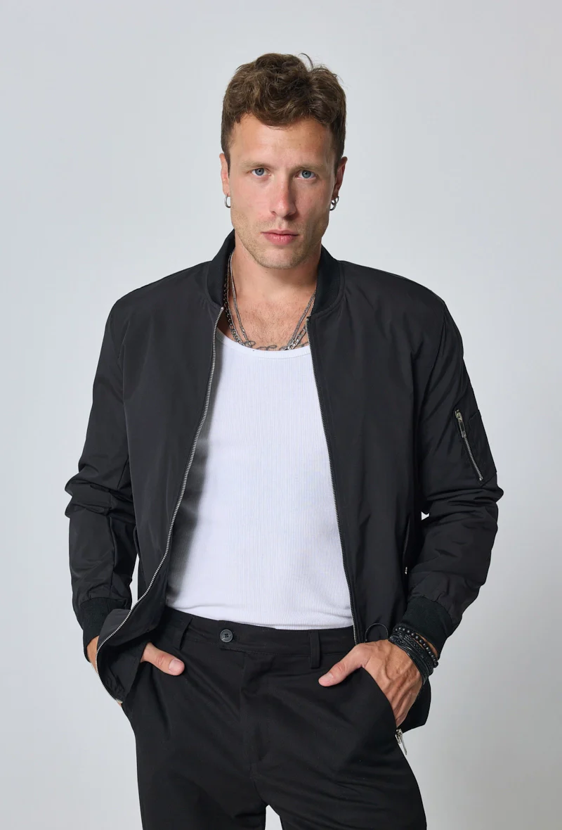 Veste bombers à col revers - Image 16