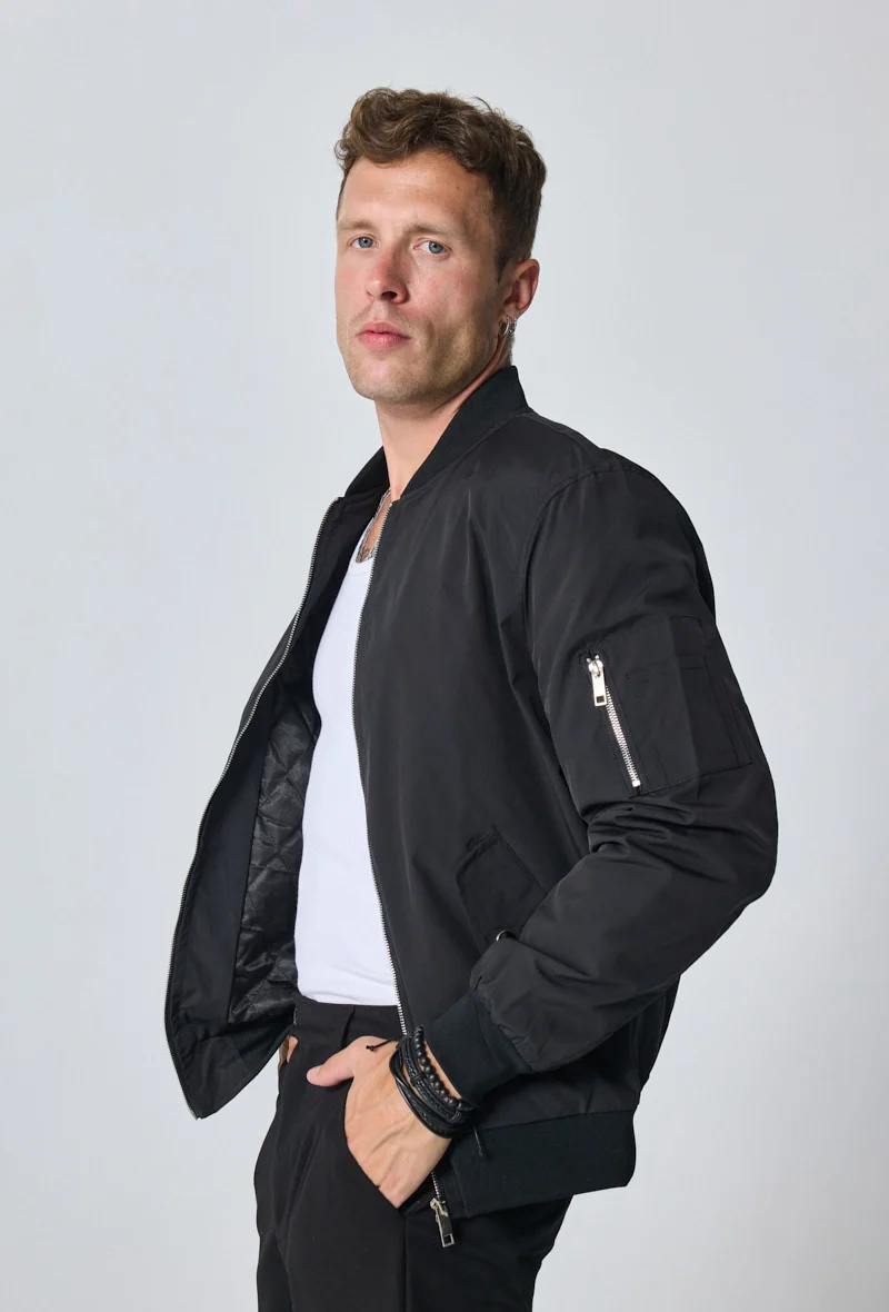 Veste bombers à col revers - Image 17