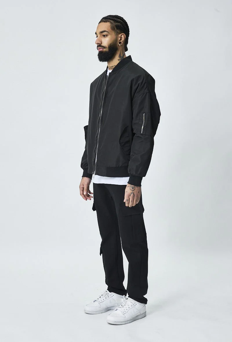 Veste bombers à col revers - Image 4