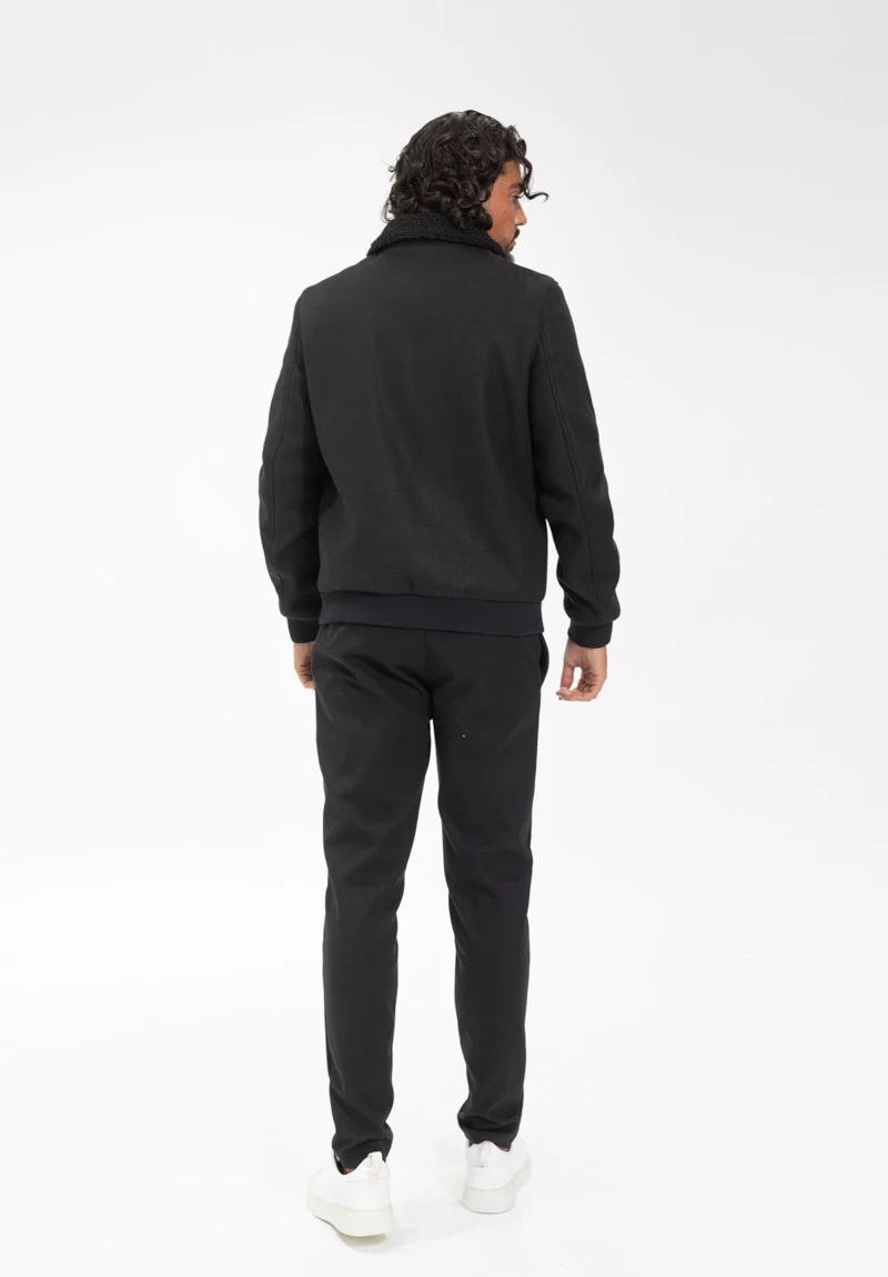 Veste bombers avec col moumoute - Image 5