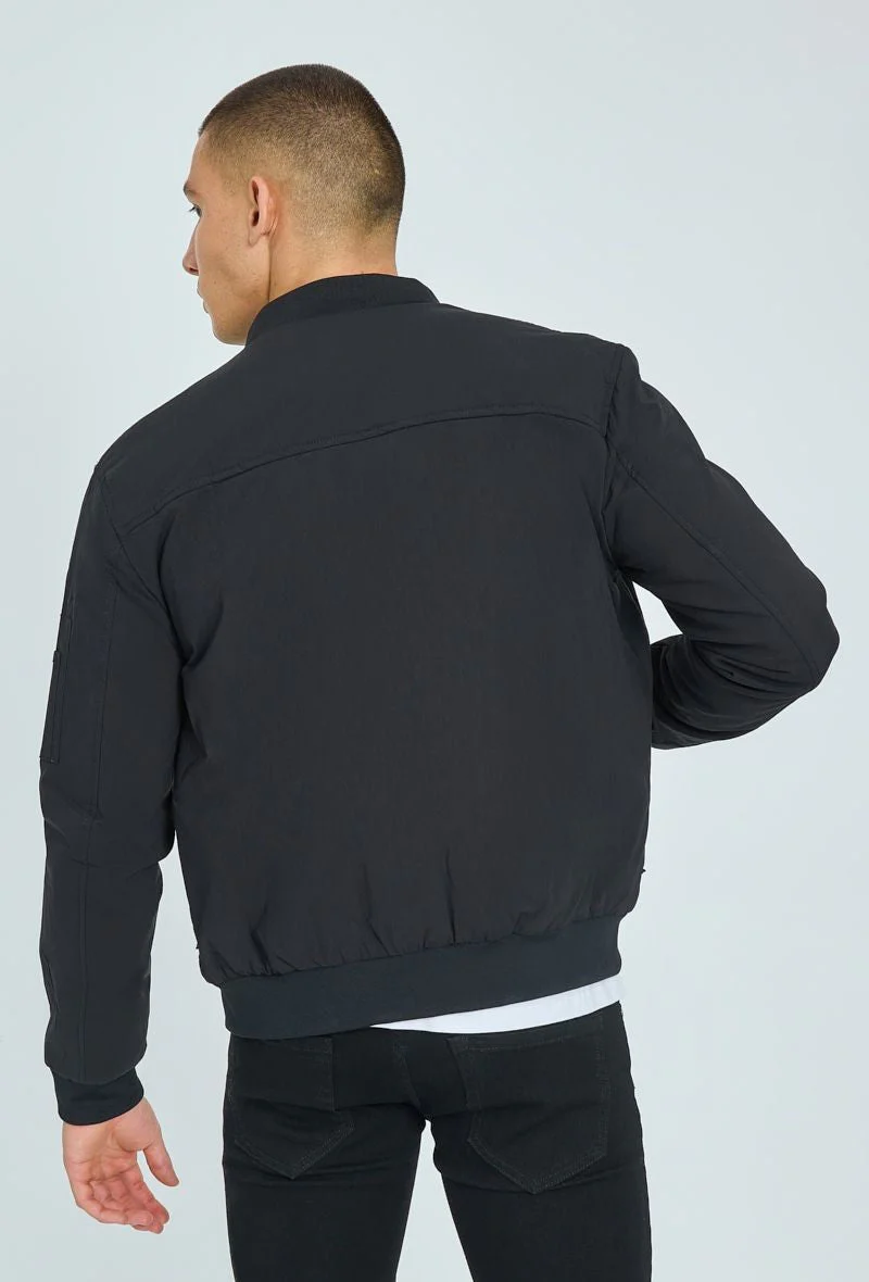 Veste bombers empiècement à zip métalique - Image 5