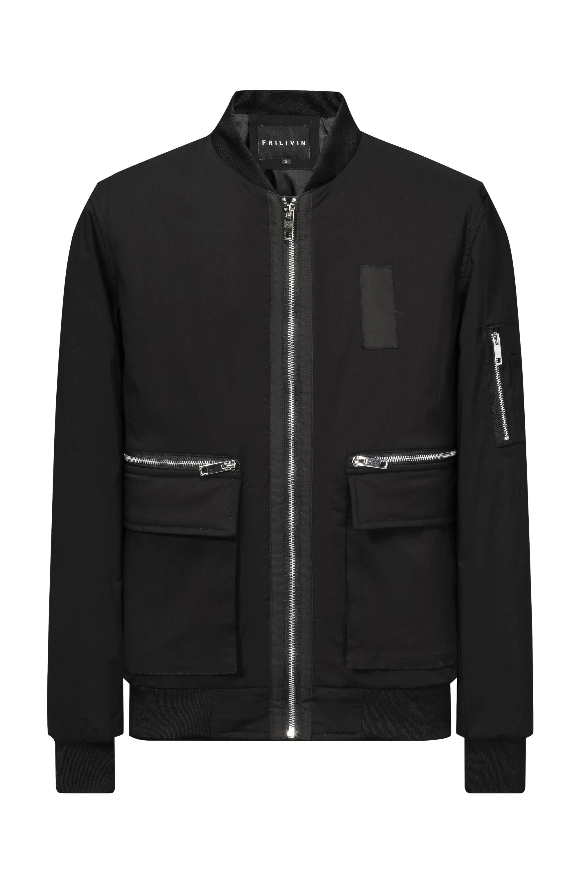Veste bombers empiècement à zip métalique - Image 7