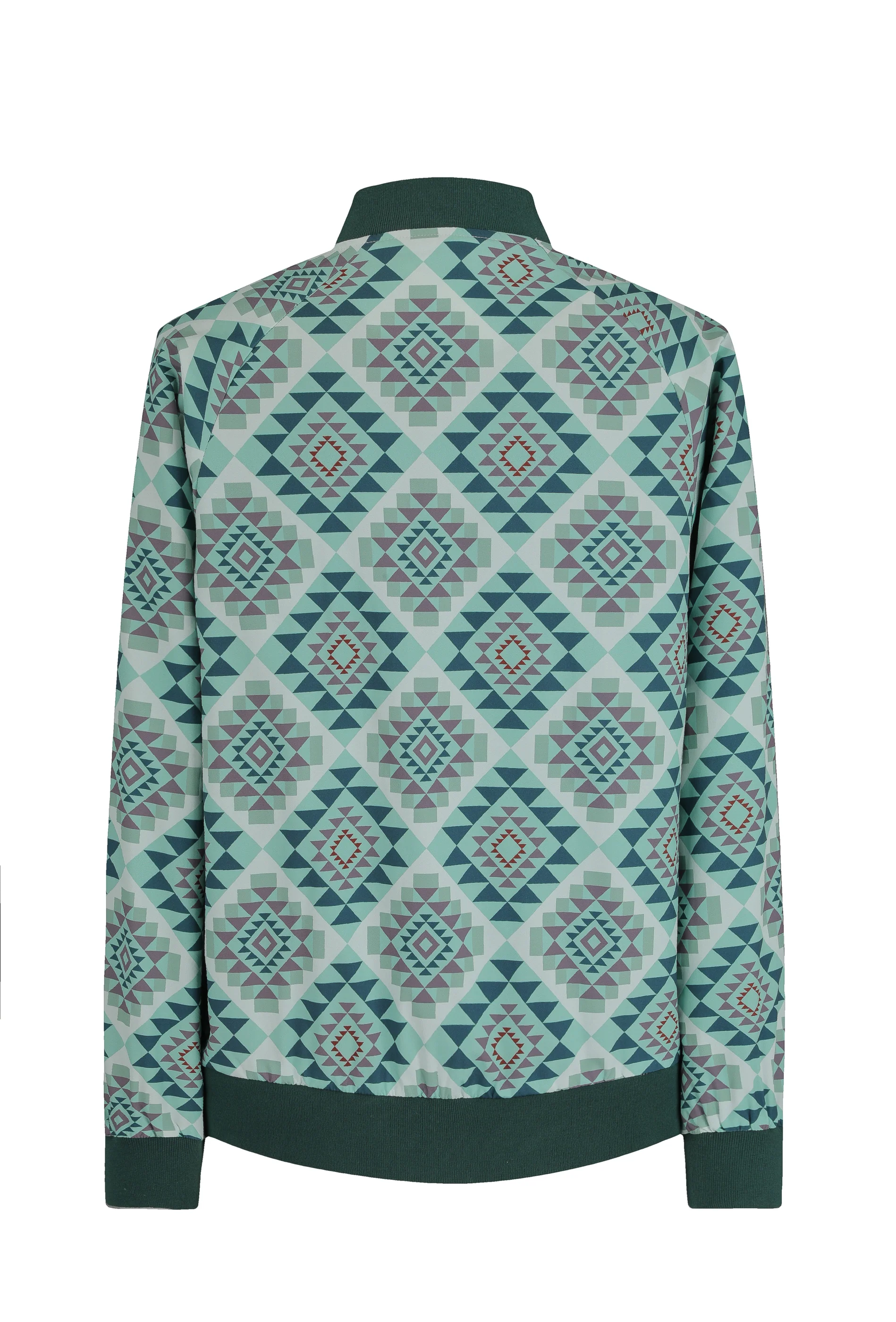 Veste bombers fine à motifs géometriques - Image 14