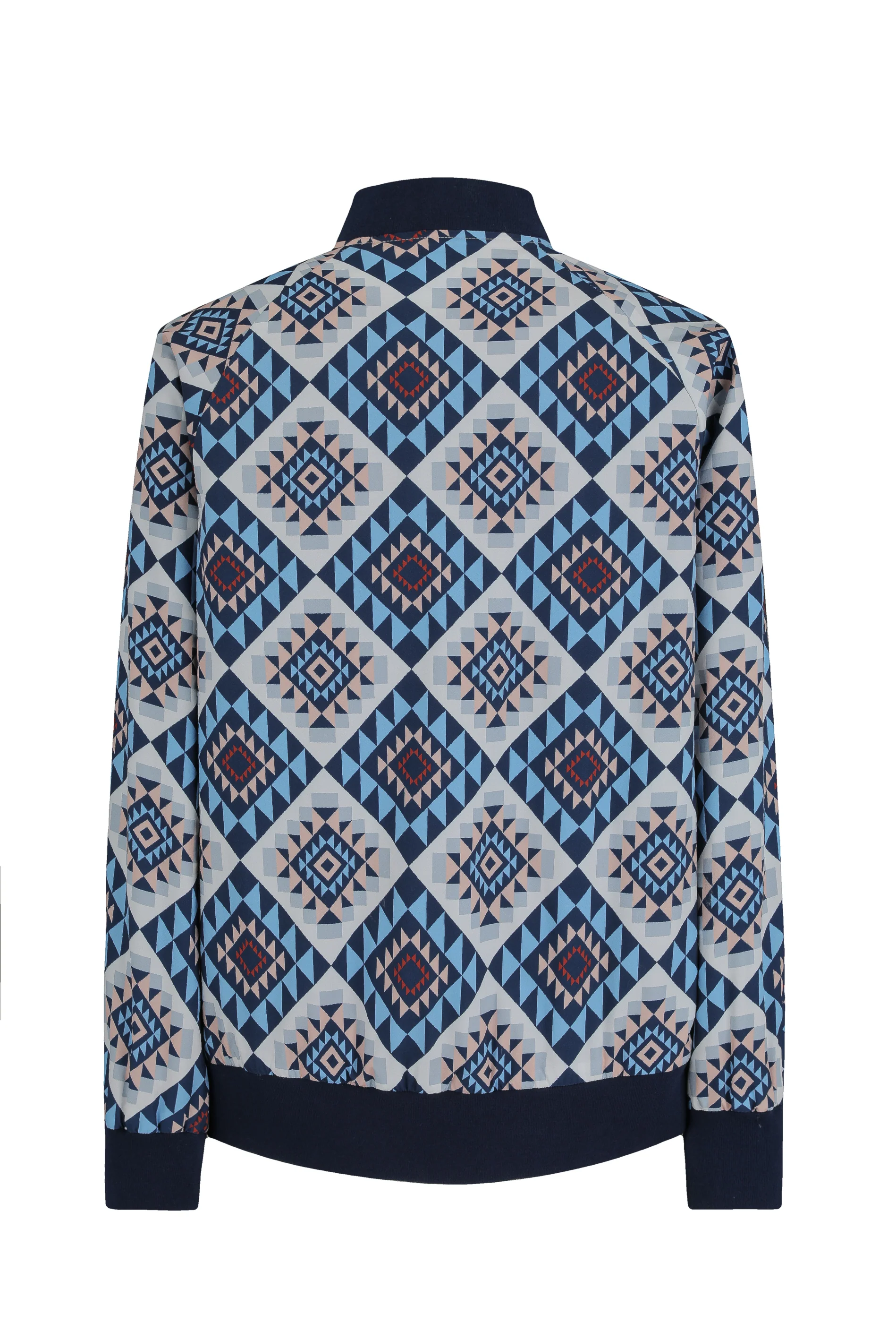 Veste bombers fine à motifs géometriques - Image 7