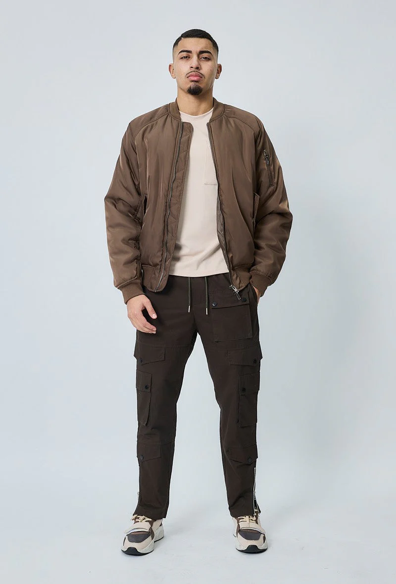 Veste bombers à col V - Image 20
