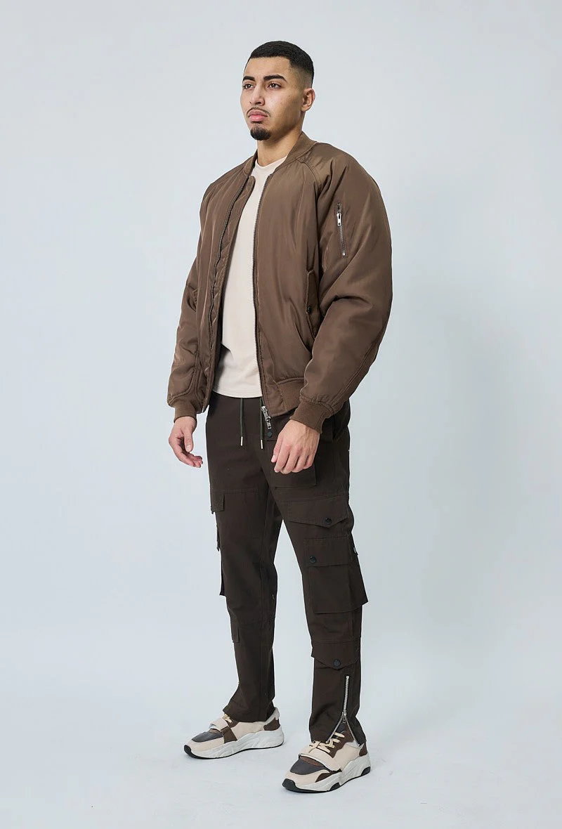Veste bombers à col V - Image 21
